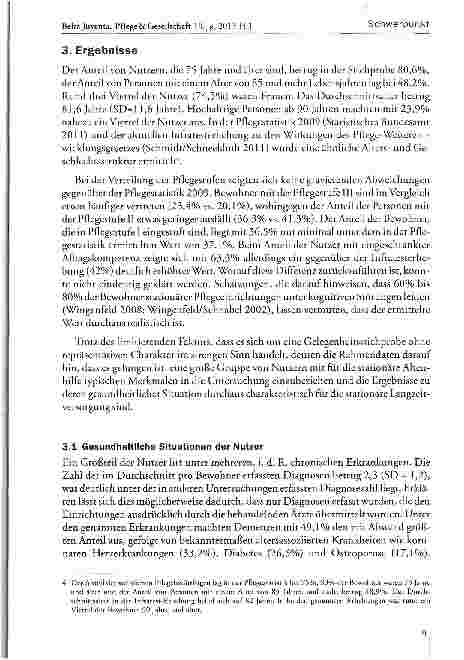 Vorschauseite 5: Potenziale von Gesundheitsförderung bei Heimbewohnern - Ergebnisse einer empirischen Bestandsaufnahme