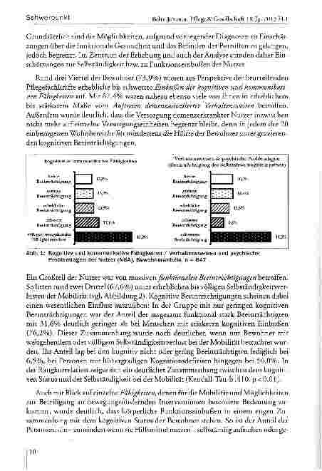 Vorschauseite 6: Potenziale von Gesundheitsförderung bei Heimbewohnern - Ergebnisse einer empirischen Bestandsaufnahme