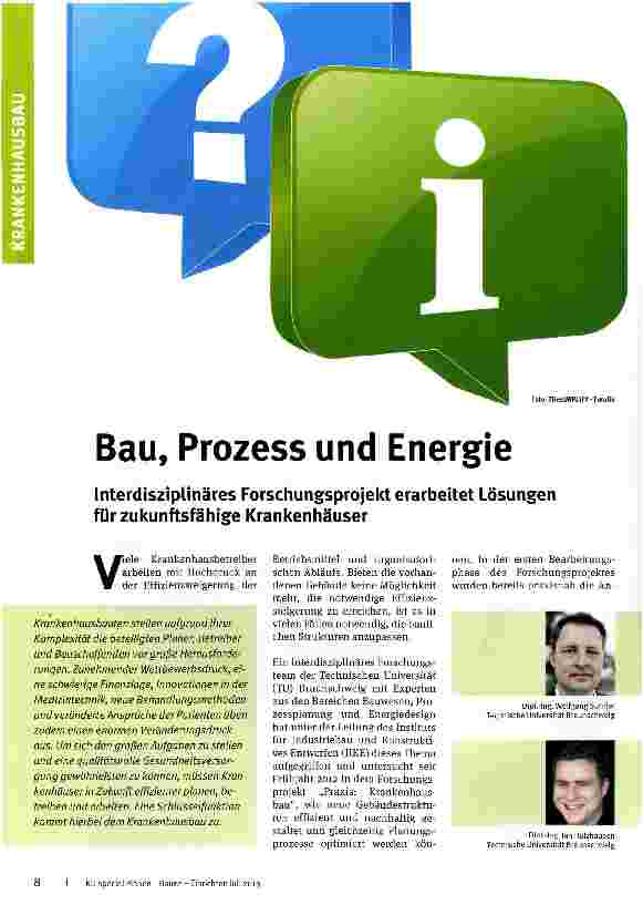 Vorschauseite 1: Bau, Prozess und Energie