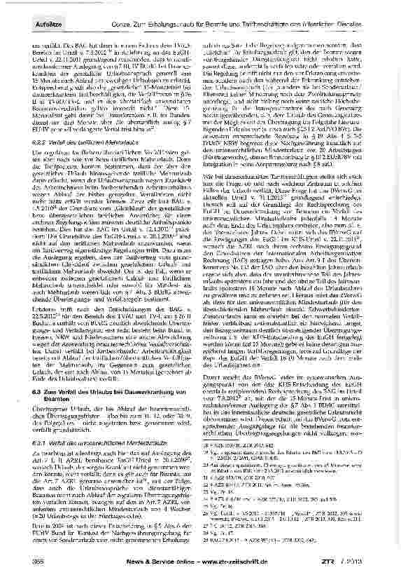 Vorschauseite 4: Zum Erholungsurlaub für Beamte und Tarifbeschäftigte des öffentlichen Dienstes - eine vergleichende Betrachtung