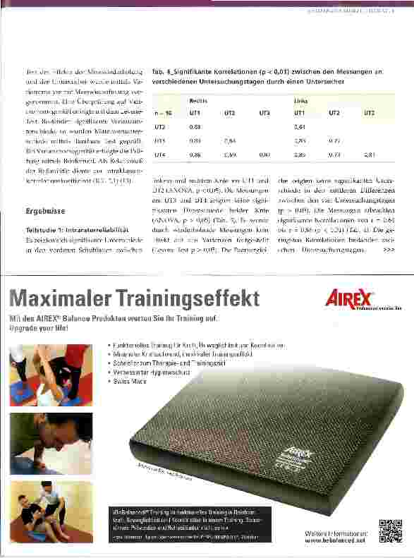 Vorschauseite 6: Variabilität des Lachman-Tests bei Messung mittels Rolimeter