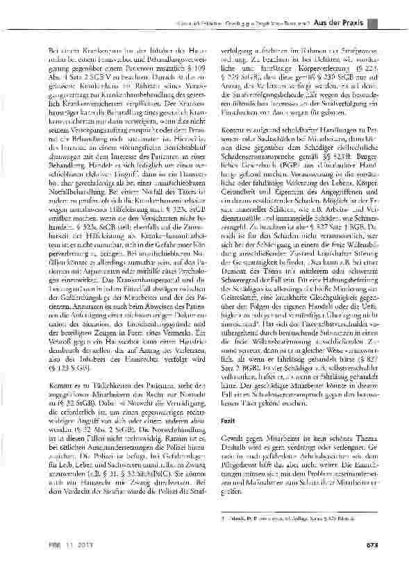 Vorschauseite 6: Gewalt gegen Pflegekräfte Tabuthema?