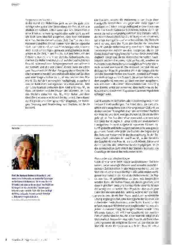 Vorschauseite 5: Evidenzbasierte Medizin als neue Hebammenkunst? Doppelte Falle