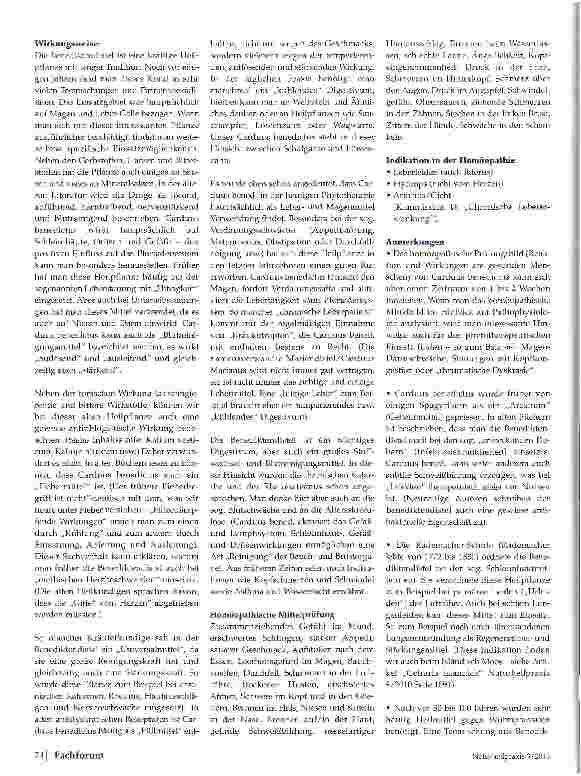 Vorschauseite 2: Carduus benedictus