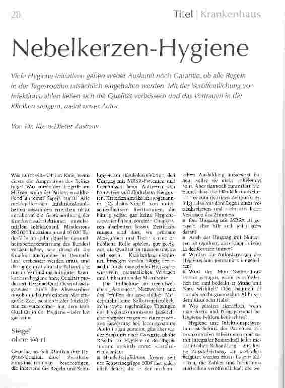 Vorschauseite 1: Nebelkerzen-Hygiene