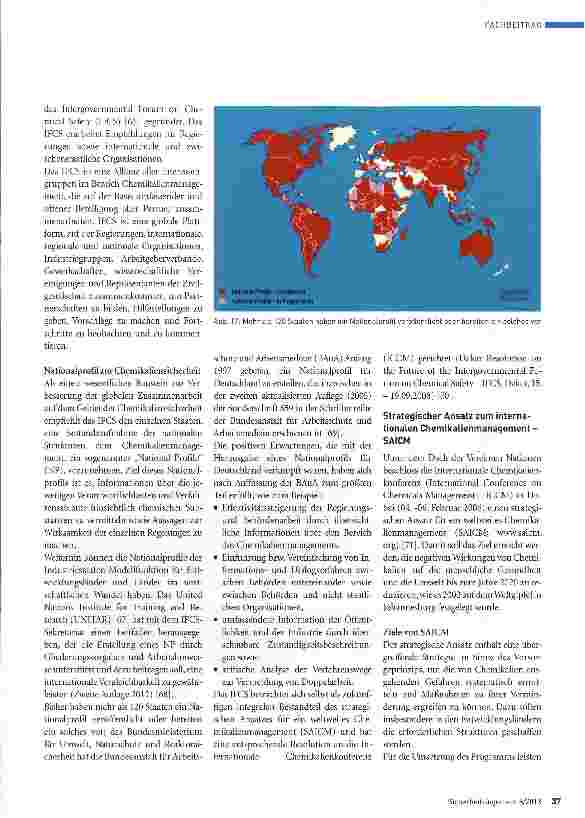 Vorschauseite 2: Internationale Aktivitäten zum Schutz vor schädlichen Wirkungen von Chemikalien