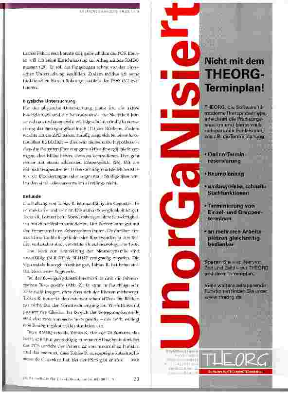 Vorschauseite 5: Bewegungskontrolldysfunktion mit iatrogener Katastrophisierung bei unspezifischen Rückenschmerzen