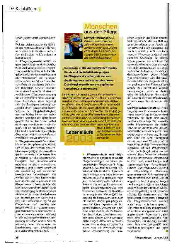 Vorschauseite 5: Pflegewissenschaft ist eine Notwendigkeit