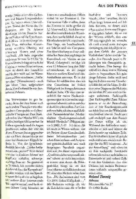 Vorschauseite 3: Vom Orthopäden zum Kemik doktoru