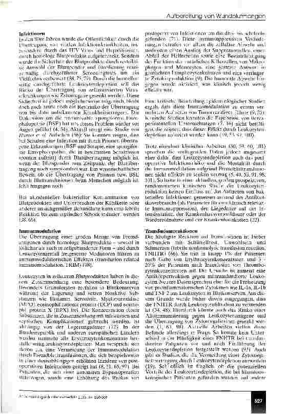 Vorschauseite 2: Intraoperative Aufbereitung von kleinen Wundblutmengen