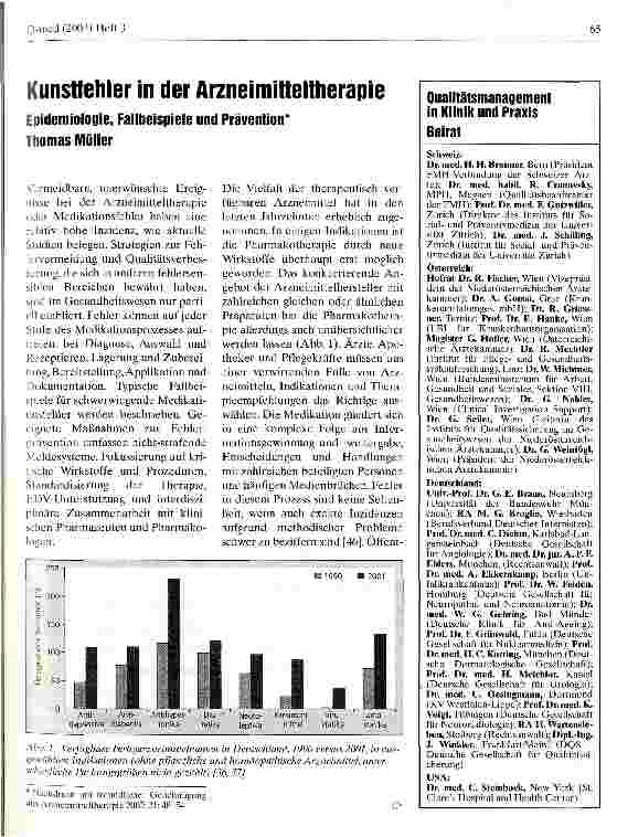 Vorschauseite 1: Kunstfehler in der Arzneimitteltherapie Epidemiologie, Fallbeispiele und Prävention