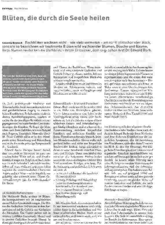 Vorschauseite 1: Blüten, die durch die Seele heilen