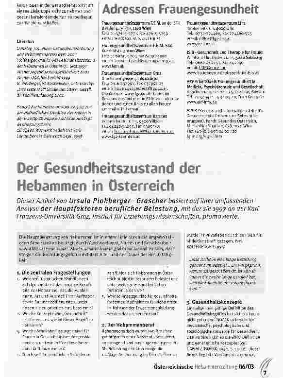 Vorschauseite 3: Auf der Suche nach der gesunden Frau
