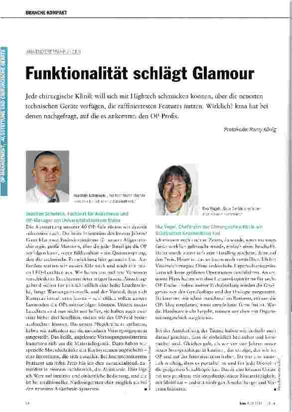 Vorschauseite 1: Funktionalität schlägt Glamour
