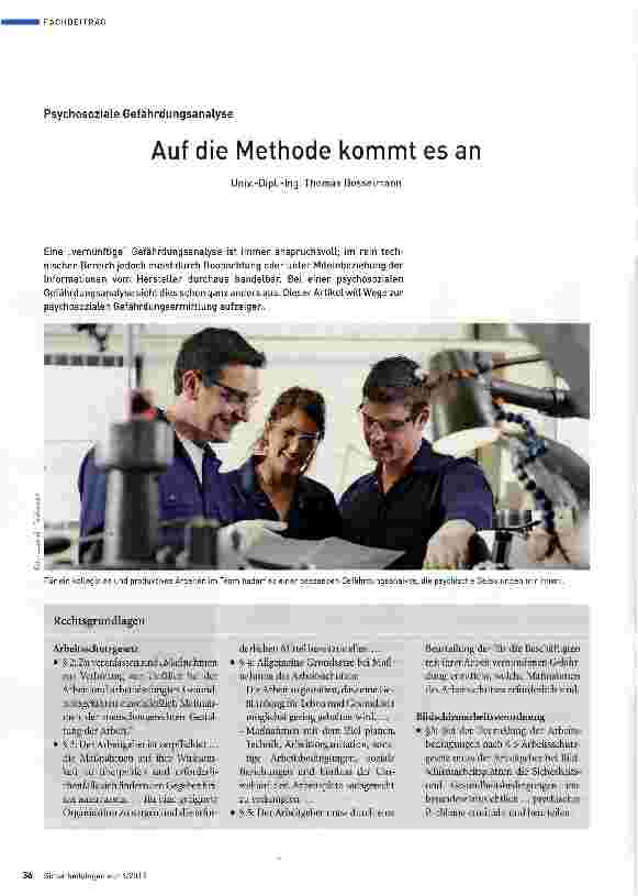 Vorschauseite 1: Auf die Methode kommt es an