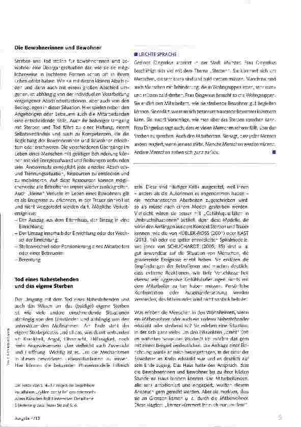 Vorschauseite 2: Den letzten Weg gemeinsam gehen