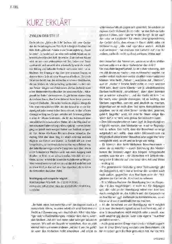Vorschauseite 3: Den letzten Weg gemeinsam gehen