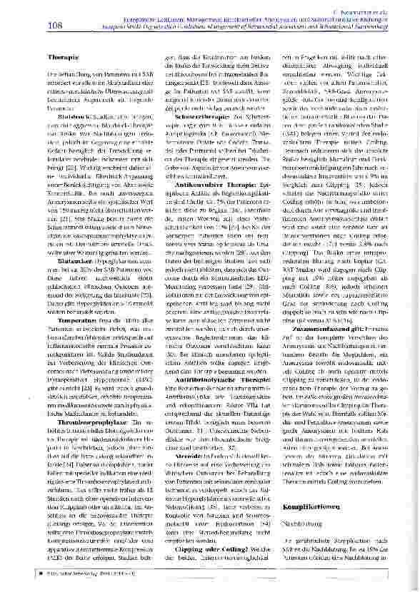 Vorschauseite 3: Europäische Leitlinien: Management intrakranieller Aneurysmen und Subarachnoidaler Blutungen