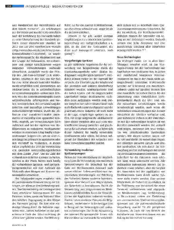 Vorschauseite 5: Medikamentenverwechslung ausgeschlossen?!