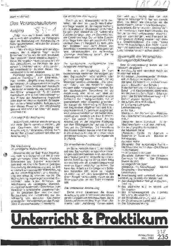Vorschauseite 1: Das Veranschaulichen