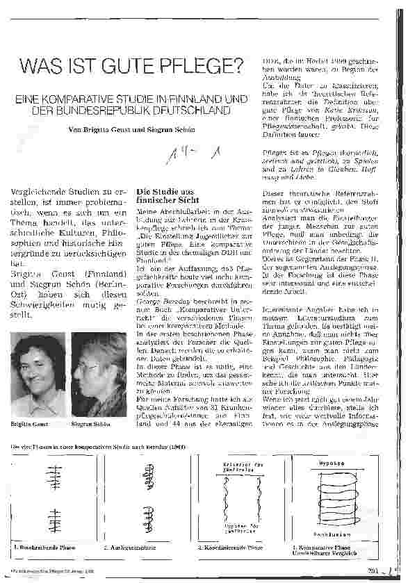 Vorschauseite 1: Was ist gute Pflege? Eine komparative Studie in Finnland und der Bundesrepublik Deutschland