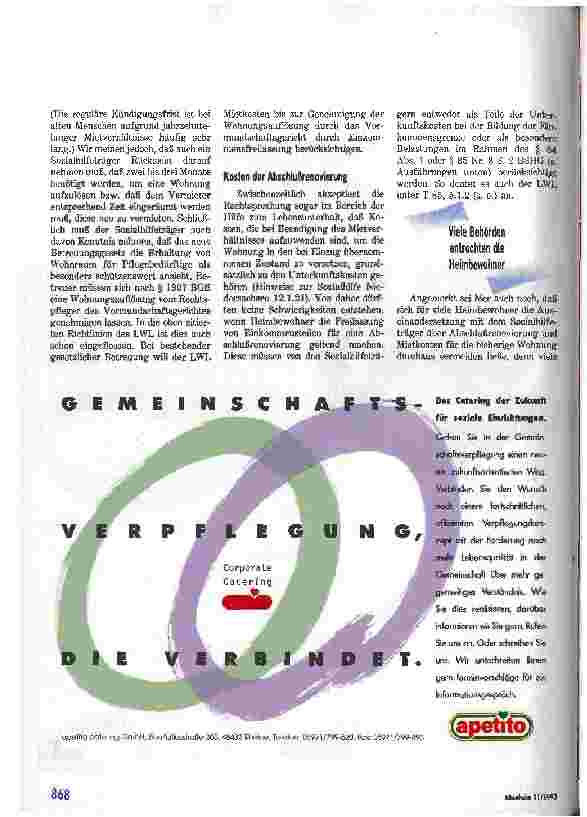 Vorschauseite 3: Sozialhilfefragen im Pflegeheim