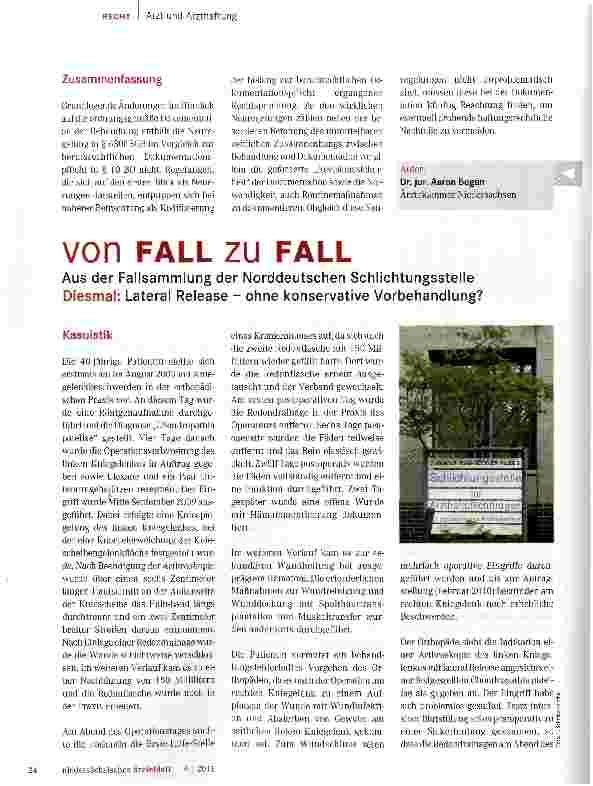 Vorschauseite 3: Das neue Patientenrechtegesetz Teil 3: Dokumentationspflicht