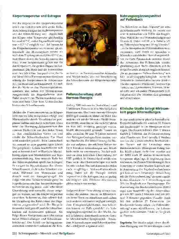 Vorschauseite 2: Hormonfreie pflanzliche Hilfe im Klimakterium