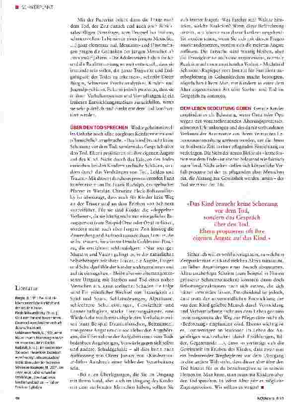 Vorschauseite 3: «Sieht Oma mich jetzt? »