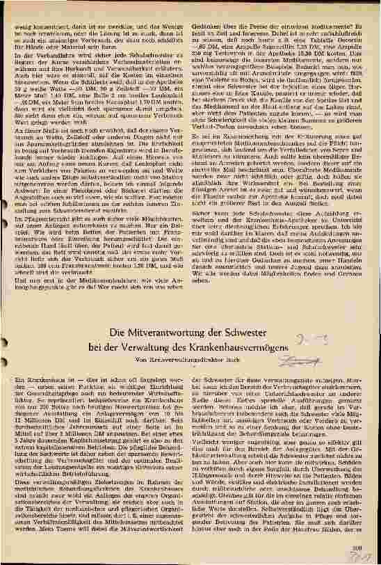 Vorschauseite 1: Die Mitverantwortung der Schwester bei der Verwaltung des Krankenhausvermögens