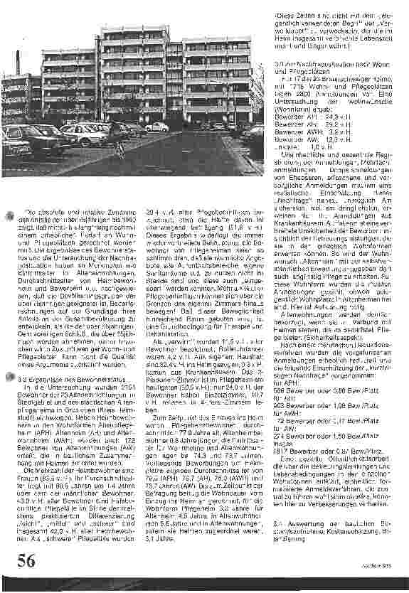 Vorschauseite 3: Heimplatzanalyse für Braunschweig Auswirkung der HeimMindBau V auf den Bestand an Wohnplätzen