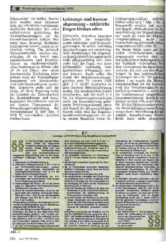 Vorschauseite 5: Bundespflegesatzverordnung 1995 Anspruch und Wirklichkeit