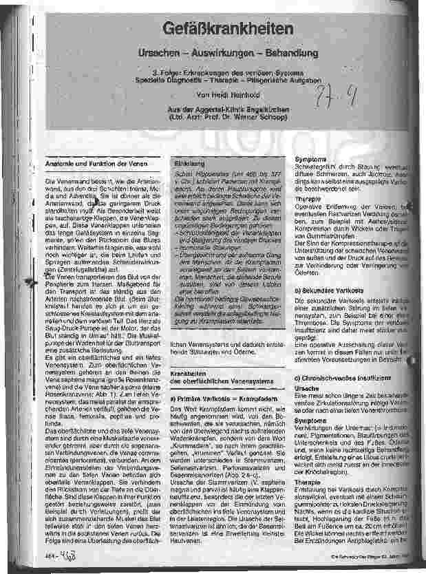 Vorschauseite 1: Gefäßkrankheiten