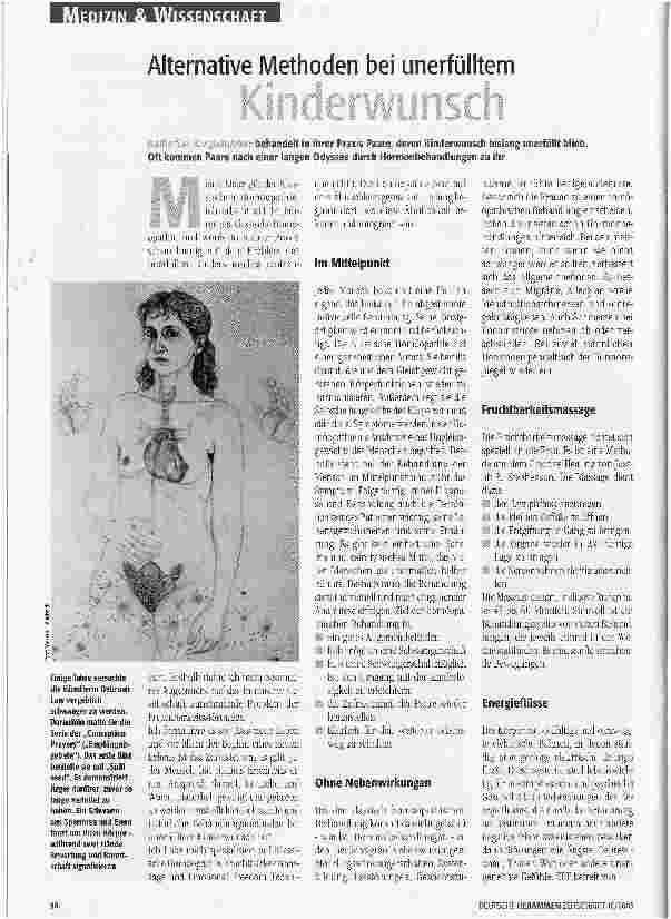 Vorschauseite 1: Alternative Methoden bei unerfülltem Kinderwunsch