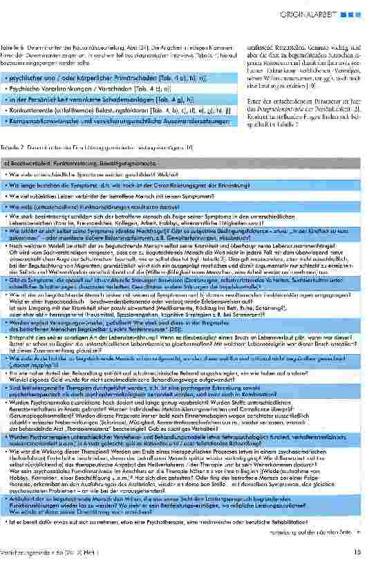 Vorschauseite 2: Das diagnostische Interview in der psychiatrisch psychotherapeutischen Begutachtung