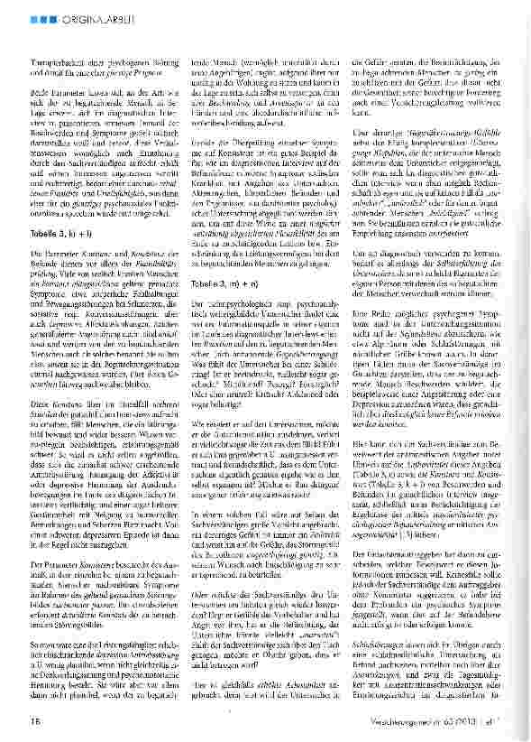 Vorschauseite 5: Das diagnostische Interview in der psychiatrisch psychotherapeutischen Begutachtung