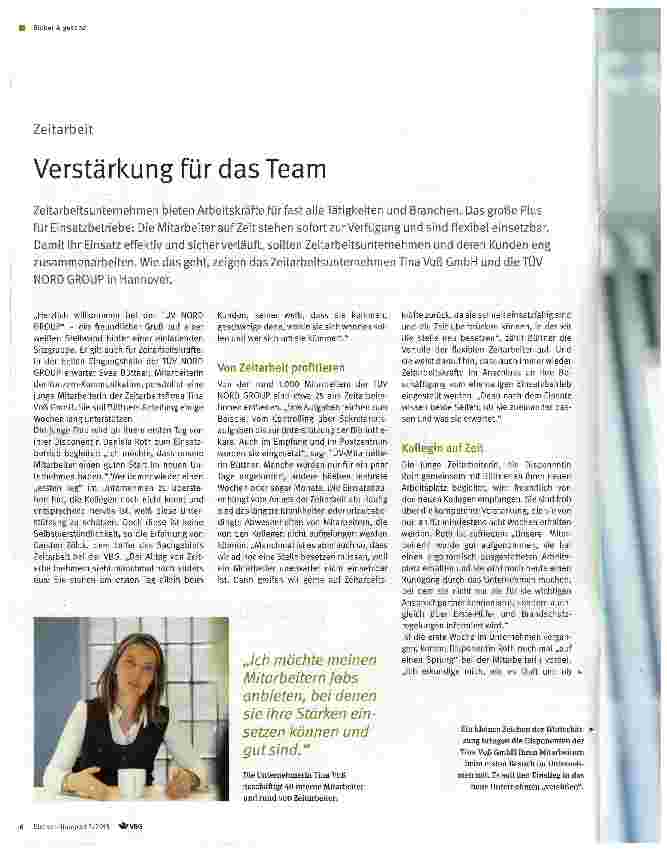 Vorschauseite 1: Verstärkung für das Team