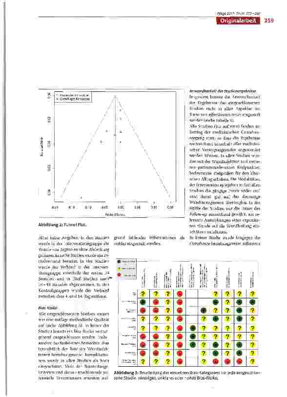 Vorschauseite 5: Zeitpunkt der Entfernung des Wundverbands bei primär heilenden chirurgischen Wunden: Eine Meta-Analyse