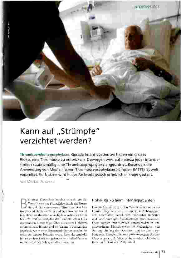 Vorschauseite 1: Kann auf Strümpfe verzichtet werden?