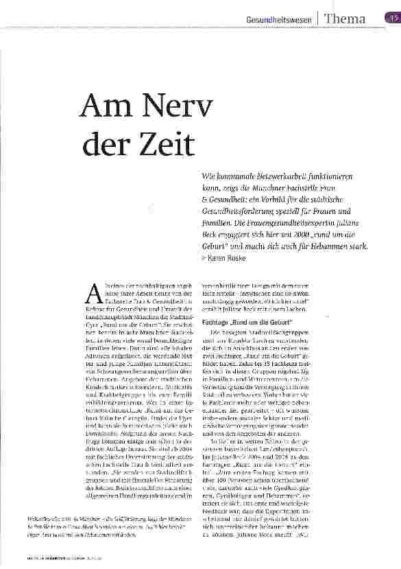 Vorschauseite 1: Am Nerv der Zeit