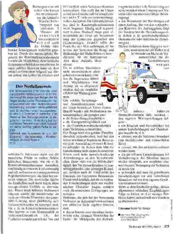 Vorschauseite 2: Notfall-Ethik Ethische Aspekte bei der Ersten Hilfe