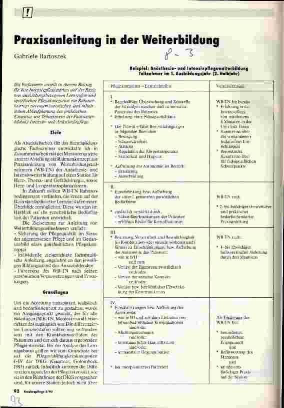Vorschauseite 1: Praxisanleitung in der Weiterbildung