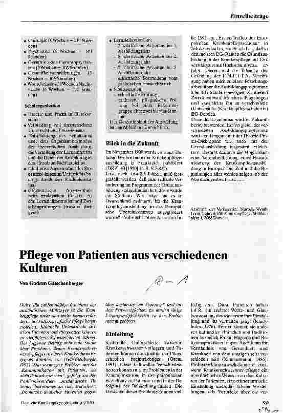 Vorschauseite 5: Krankenpflegeausbildung in Europa - Kann von einer Vereinheitlichung gesprochen werden?