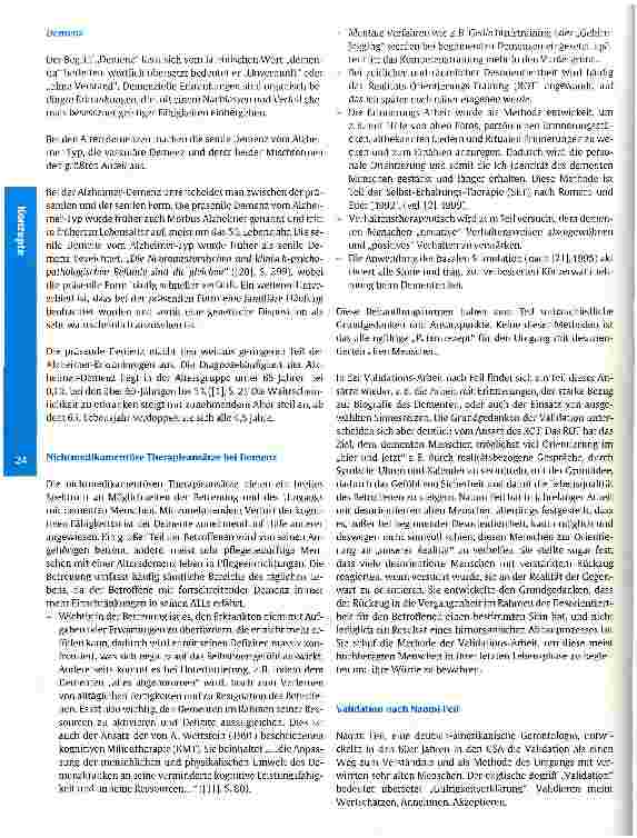 Vorschauseite 2: Validation in der Pflege dementer Patienten