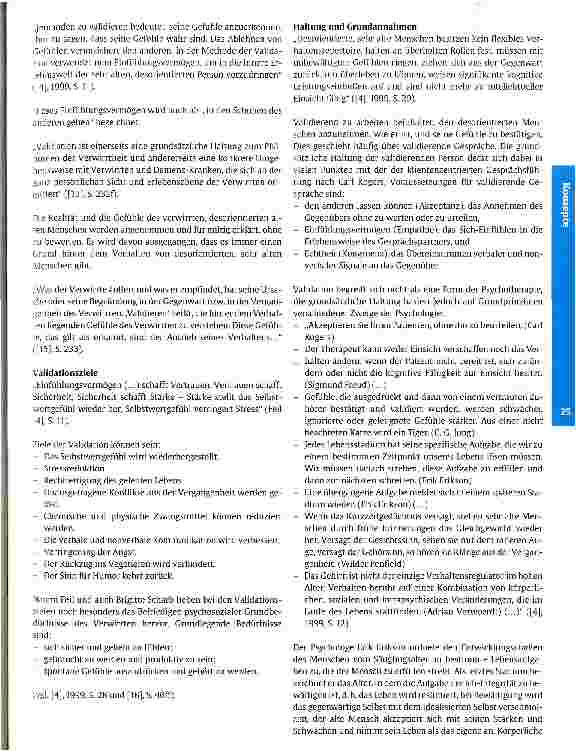 Vorschauseite 3: Validation in der Pflege dementer Patienten