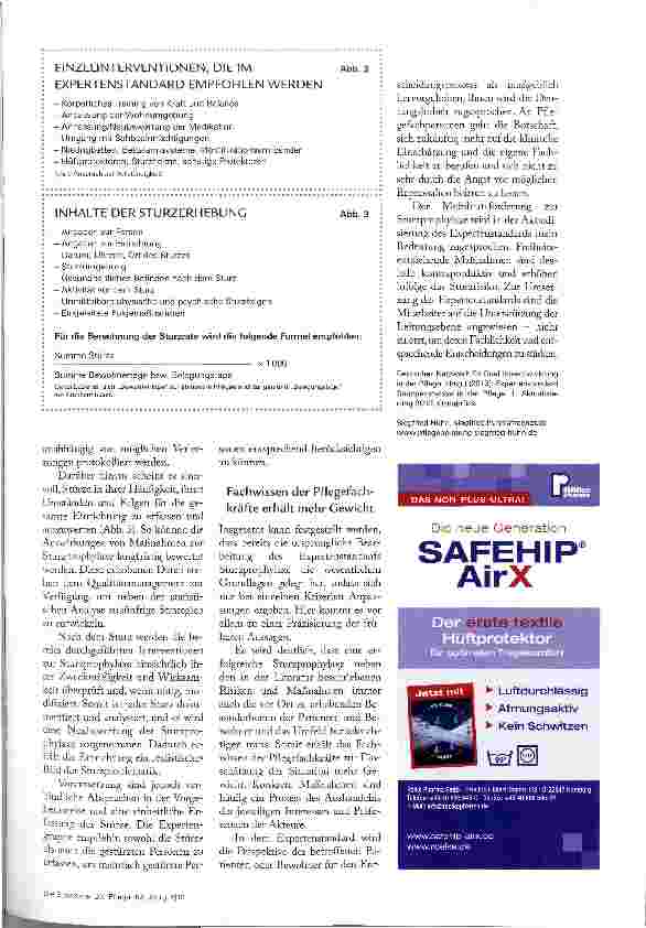 Vorschauseite 4: EINEM STURZ GEZIELT VORBEUGEN