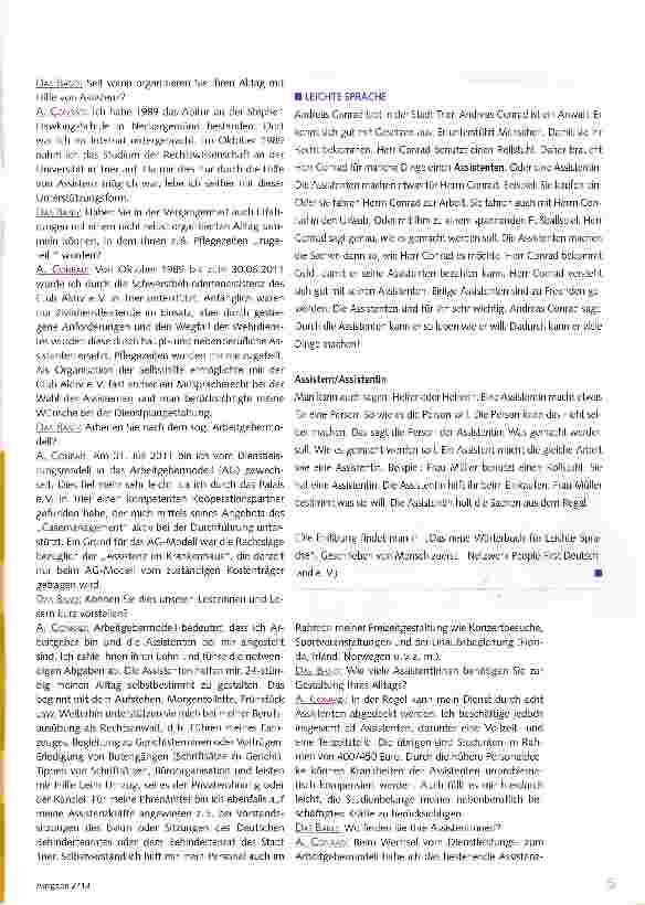 Vorschauseite 2: Geben und Nehmen