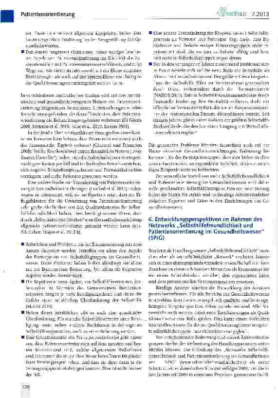 Vorschauseite 6: „Selbsthilfefreundlichkeit als Ansatz für mehr Patientenorientierung im Krankenhaus