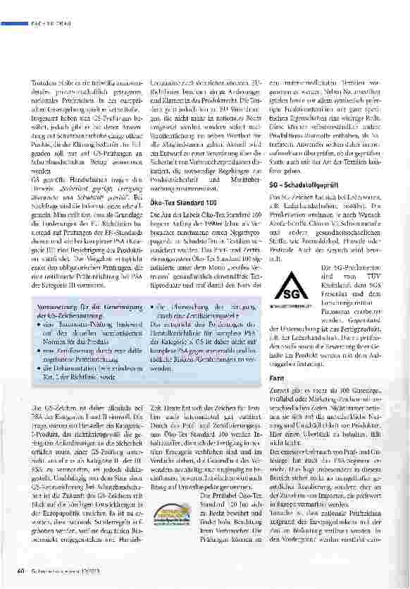 Vorschauseite 5: Schutzhandschuhe: Höhere Sicherheit durch freiwillige Prüfzeichen?