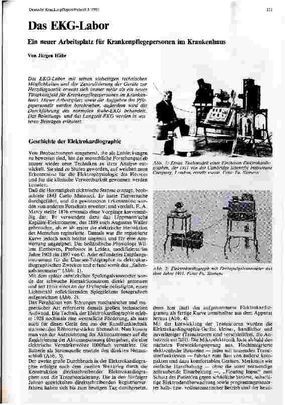 Vorschauseite 1: Das EKG - Labor